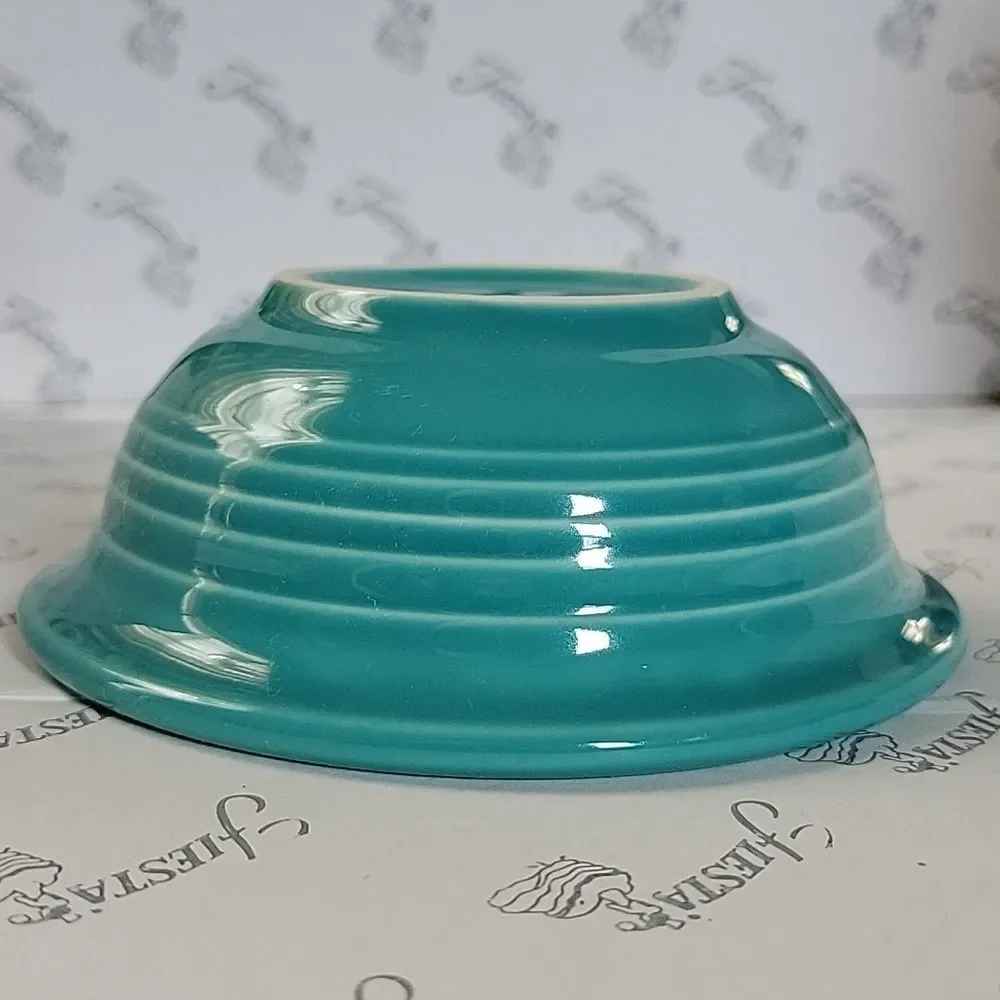 Fiestaware Fiesta Small Ceramic Bowl Dish Fruit Salsa Turquoise Container